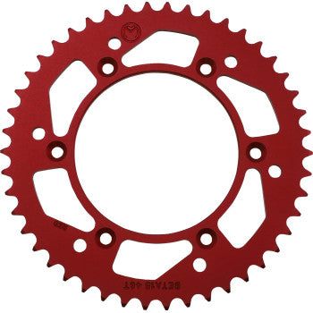 Moose Offroad Rear Aluminum Sprocket Rear Sprocket - Aluminum - 46 Tooth - Red - Beta