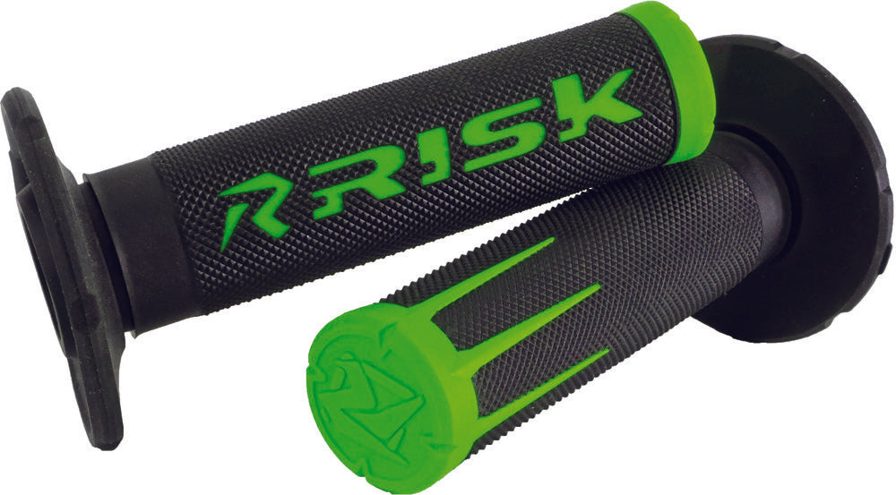 FUSION 2.0 MOTORCYCLE GRIPS GREEN