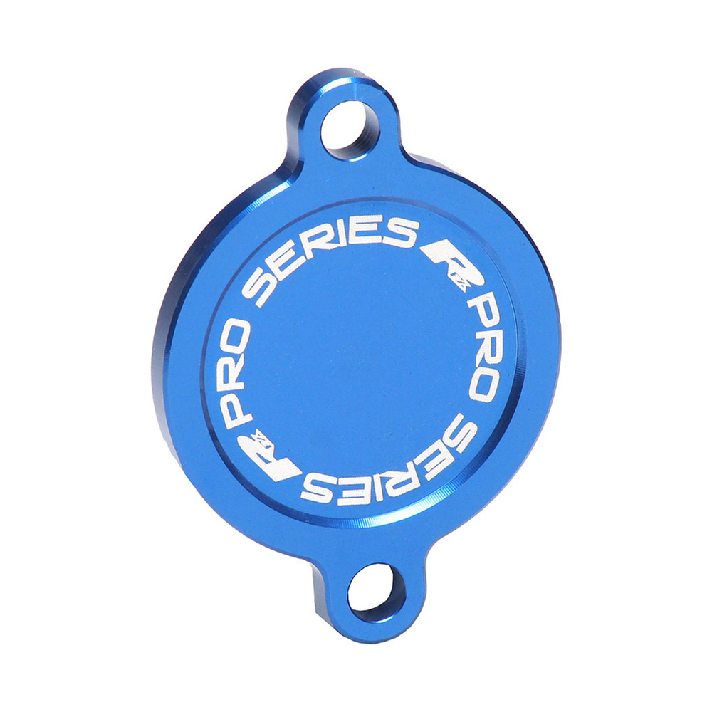 RFX OIL FILTER COVER BLUE KAW