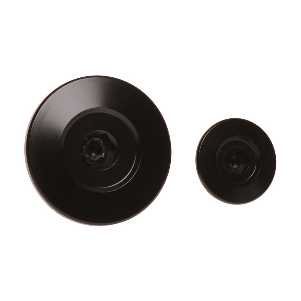 RFX ENGINE TIMING PLUG SET BLACK KTM/HUSQ/GAS