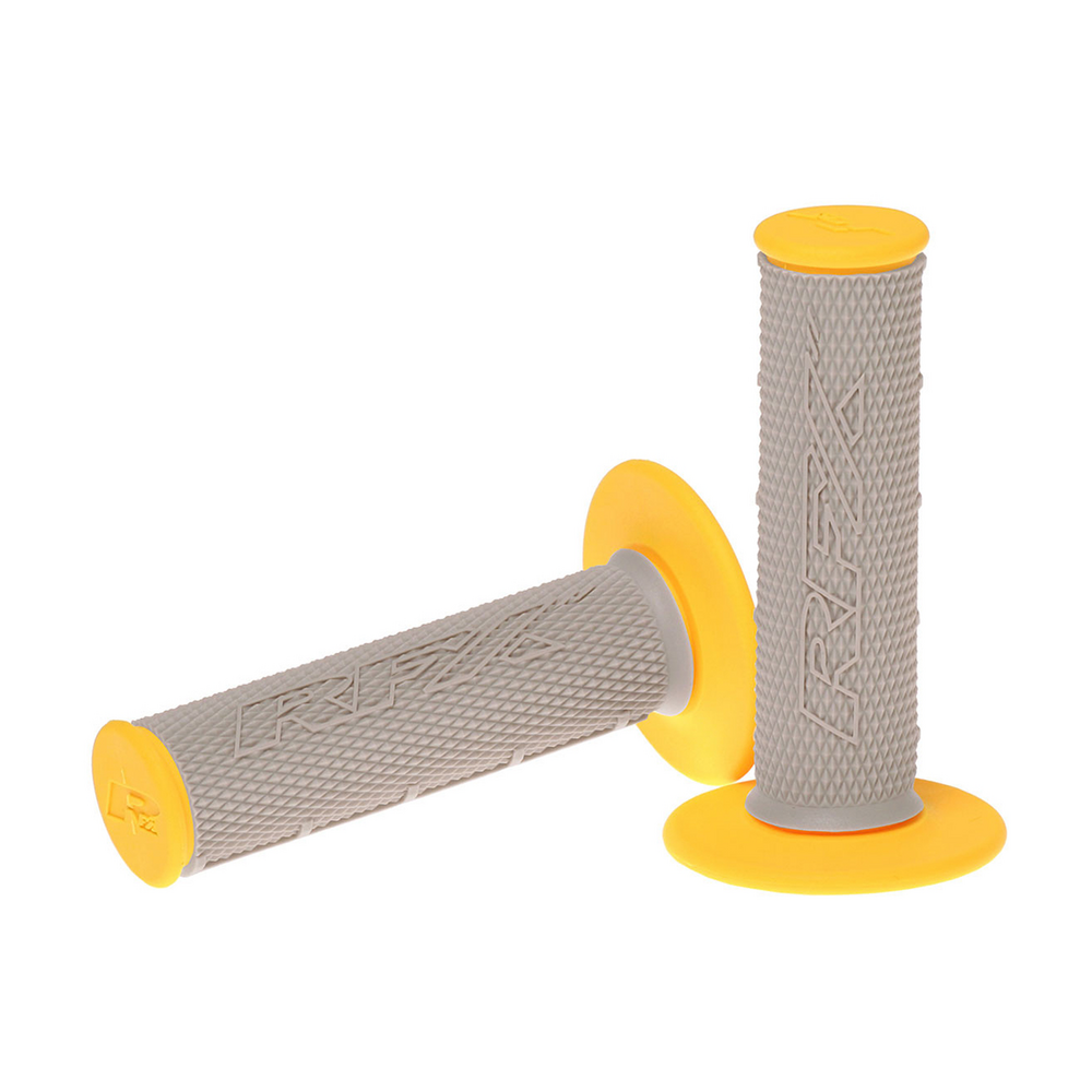 RFX DUAL COMPOUND GRIPS YELLOW WITH GREY CENTER