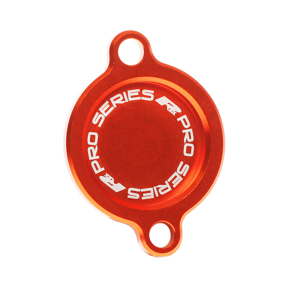 RFX OIL FILTER COVER ORANGE KTM/HUSQ/GAS