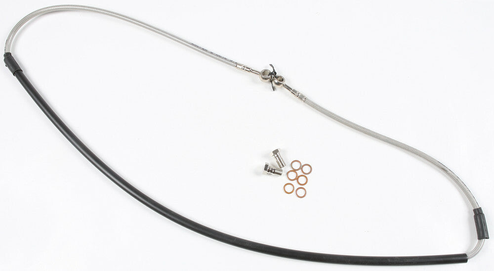 GBRAKES STEEL BRAKE LINE FRONT YAM