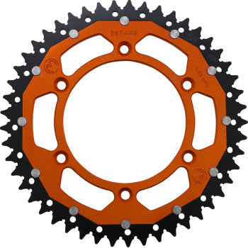 Moose Offroad Dual Sprocket Dual Sprocket - 49 Tooth - Orange - Husqvarna/Husaberg/KTM
