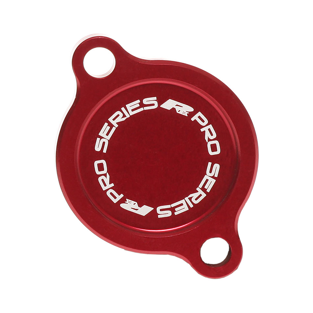 RFX OIL FILTER COVER RED KAW