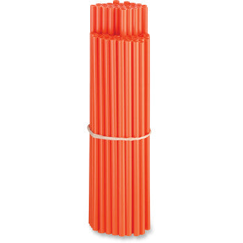 Moose Offroad Spoke Skins - Orange - 21" - 80 Pack