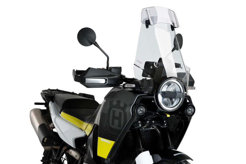 PUIG WINDSCREEN TOURING W/VISOR CLEAR HUS