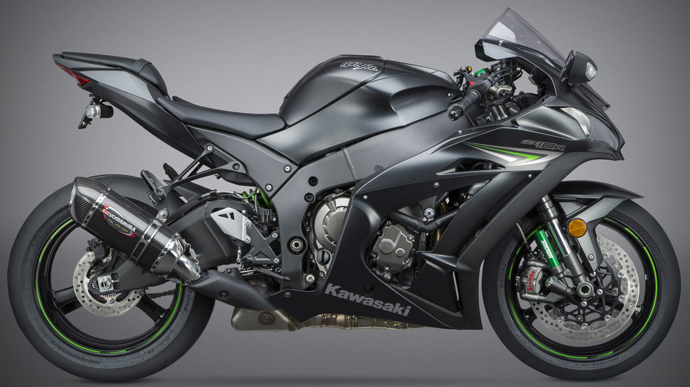 STREET ALPHA SLIP-ON EXHAUST SS-CF-CF