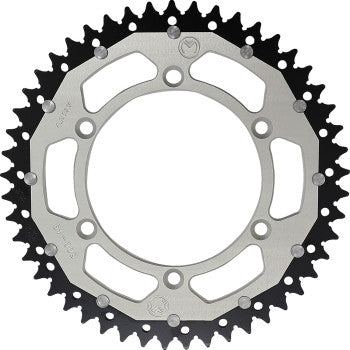 Moose Offroad Dual Sprocket Dual Sprocket - 49 Tooth - Silver - Kawasaki/Suzuki