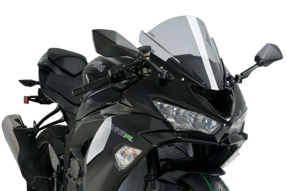 PUIG WINDSCREEN RACING SMOKE KAW