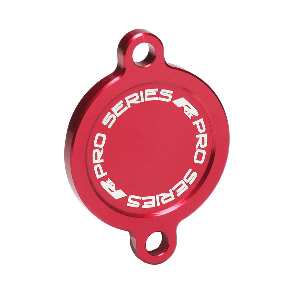 RFX OIL FILTER COVER RED KAW
