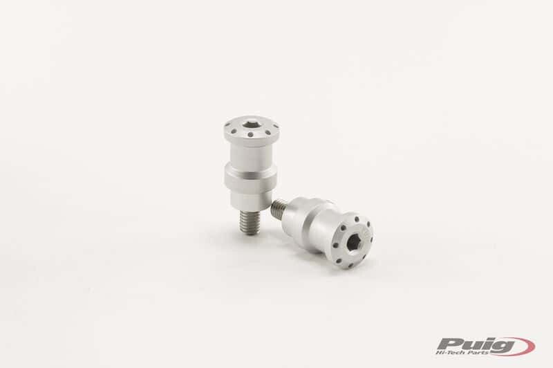 PUIG SWINGARM SPOOLS HI-TECH 8MM SILVER 2/PK