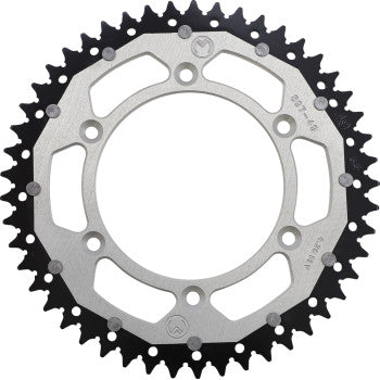 Moose Offroad Dual Sprocket Dual Sprocket - 49 Tooth - Silver - Gas Gas/Husqvarna/Husaberg/KTM