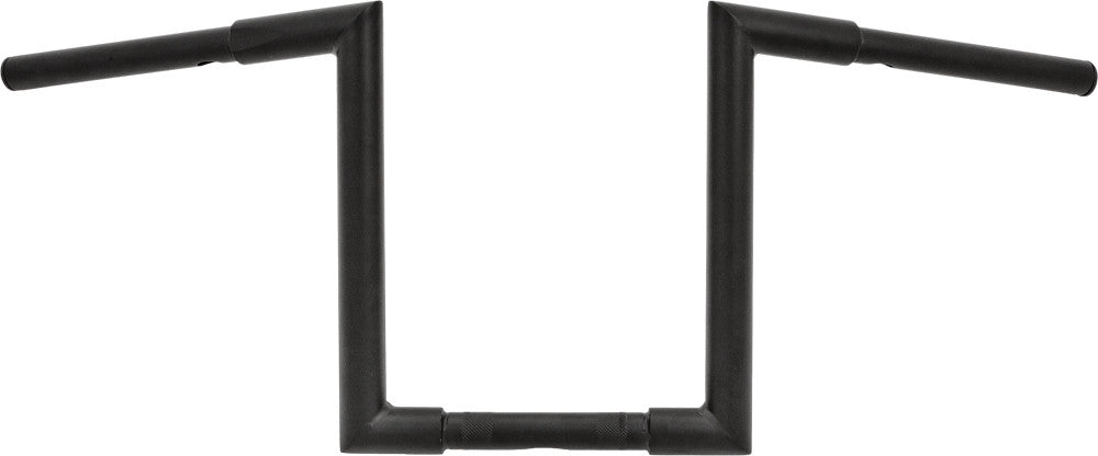 HARDDRIVE H-BAR Z-BAR 1 1/4" CABLE 12" RISE SATIN BLK
