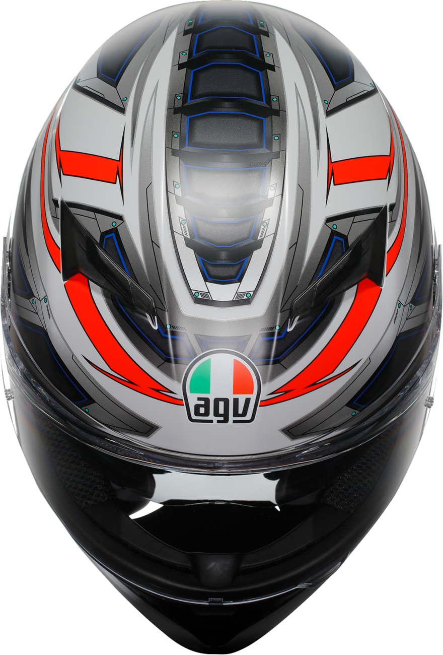 AGV K3 Space Matte White/Red Fluo Helmet