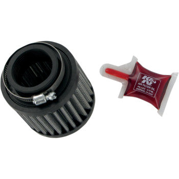K & N Rubber Base Crankcase Vent Filter - Black - 1-1/2" ID