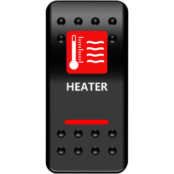 Moose Offroad Rocker Switch Rocker Switch - Heater - Red