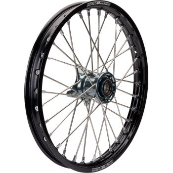 Moose Offroad SX-1 Complete Wheel - Black Wheel/Gray Hub - 17x1.4 - SX/MC/TC 85