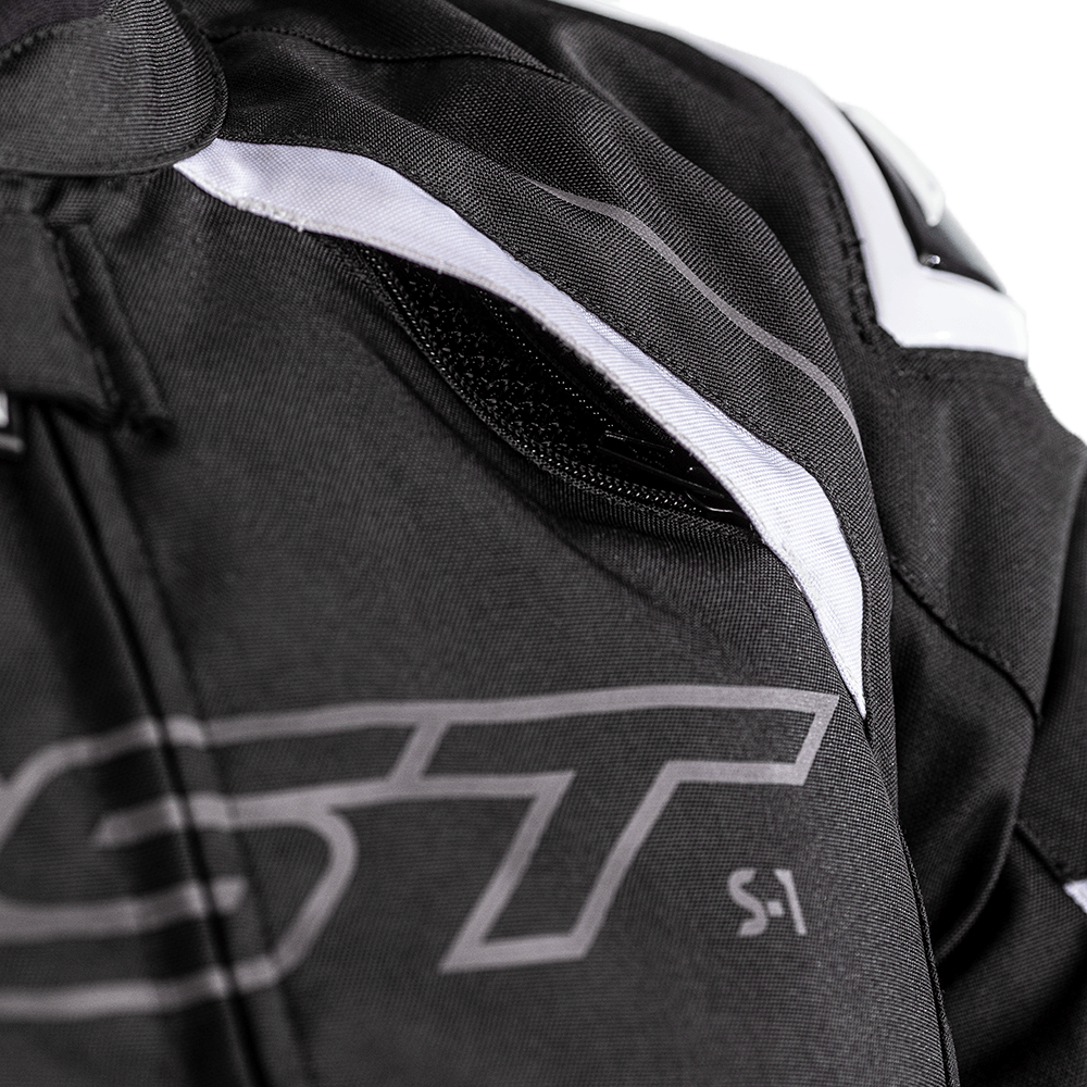S1 CE JACKET BLACK/BLACK/WHITE TEXTILE