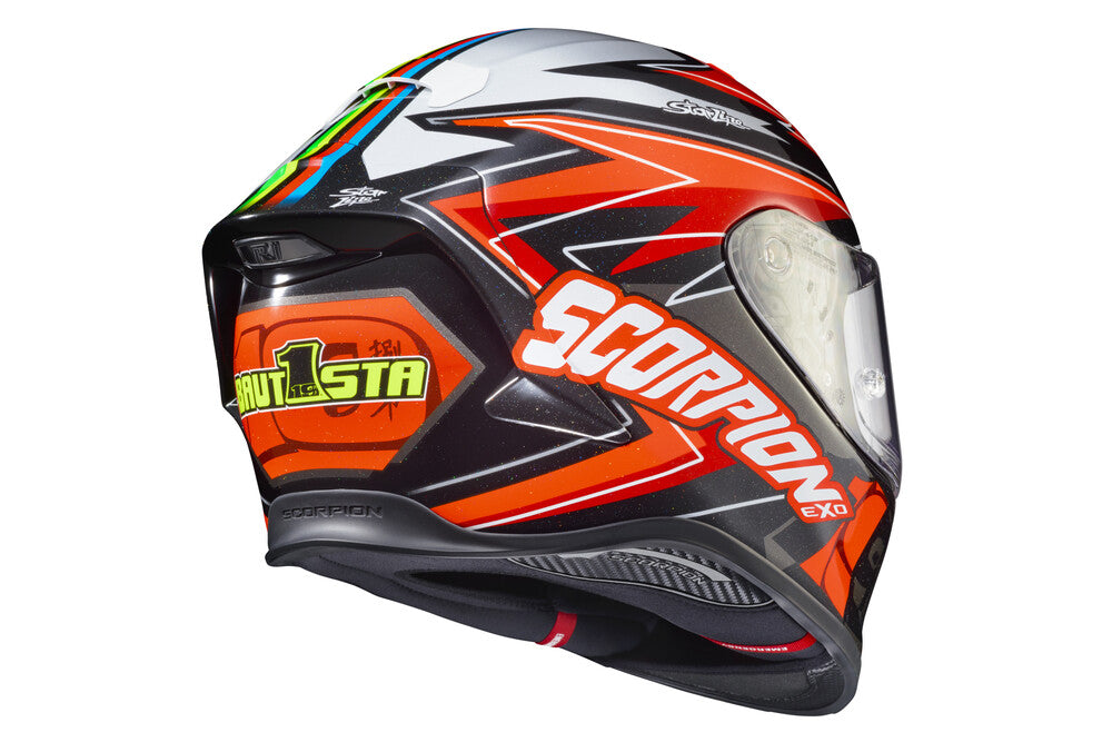 EXO-R1 AIR FULL FACE HELMET BAUTISTA RED/BLACK/WHITE
