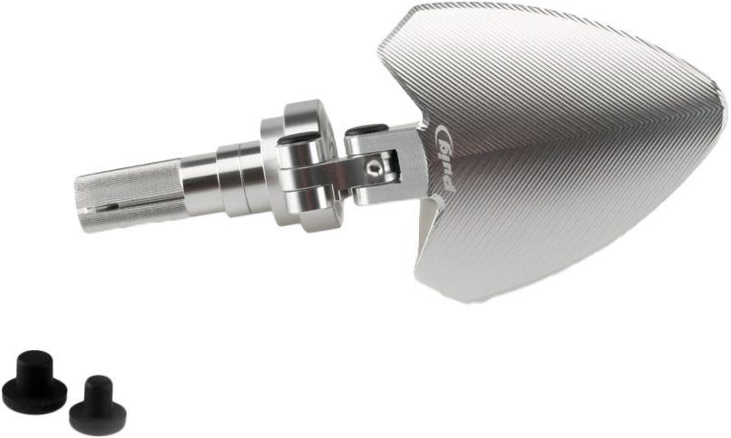 PUIG HANDLEBAR END FOLDING MIRROR RIGHT SILVER