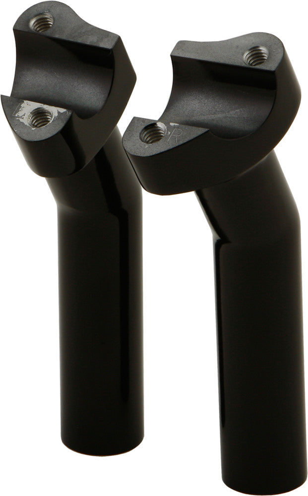 HARDDRIVE H-BAR RISERS 5.5" PULLBACK BLACK