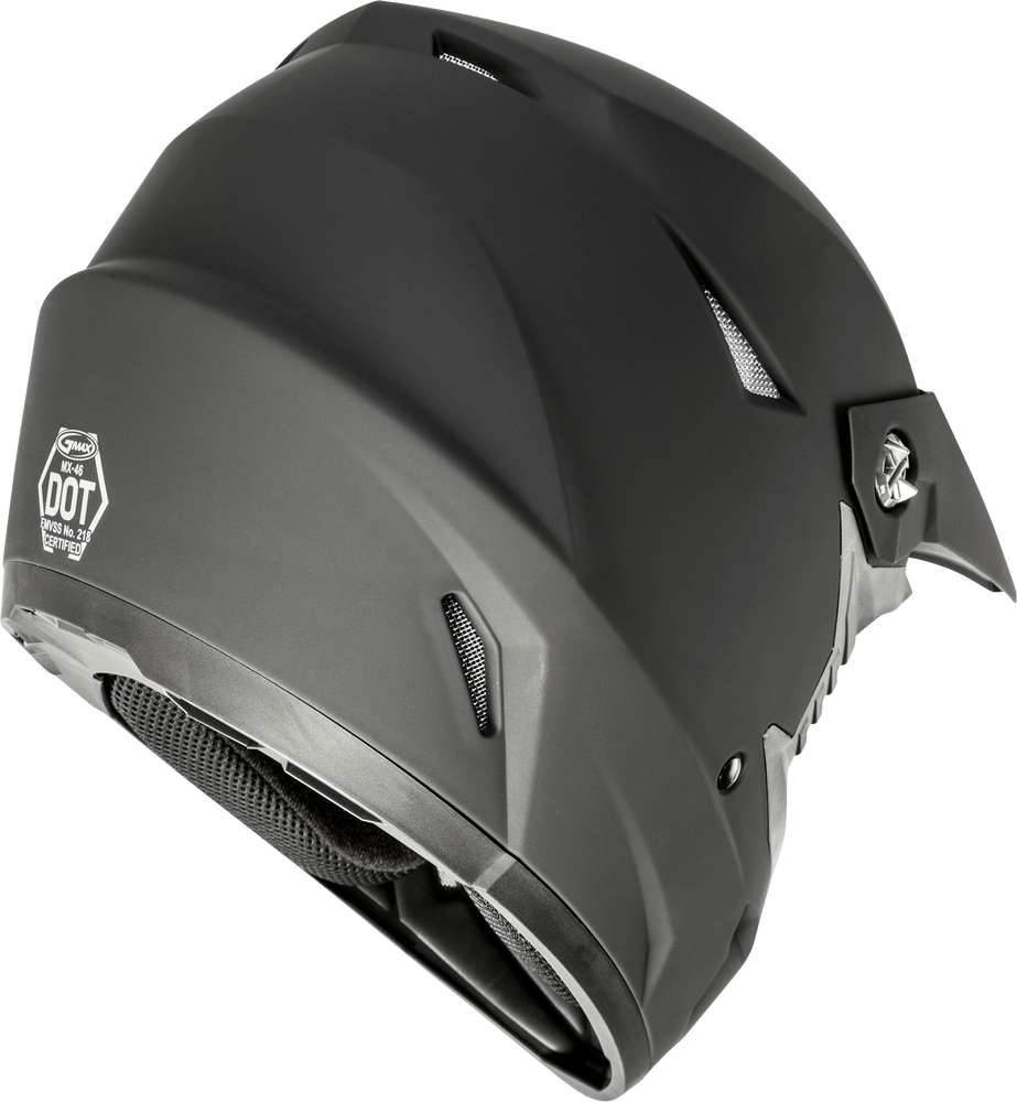GMAX MX-46 OFF-ROAD HELMET MATTE BLACK