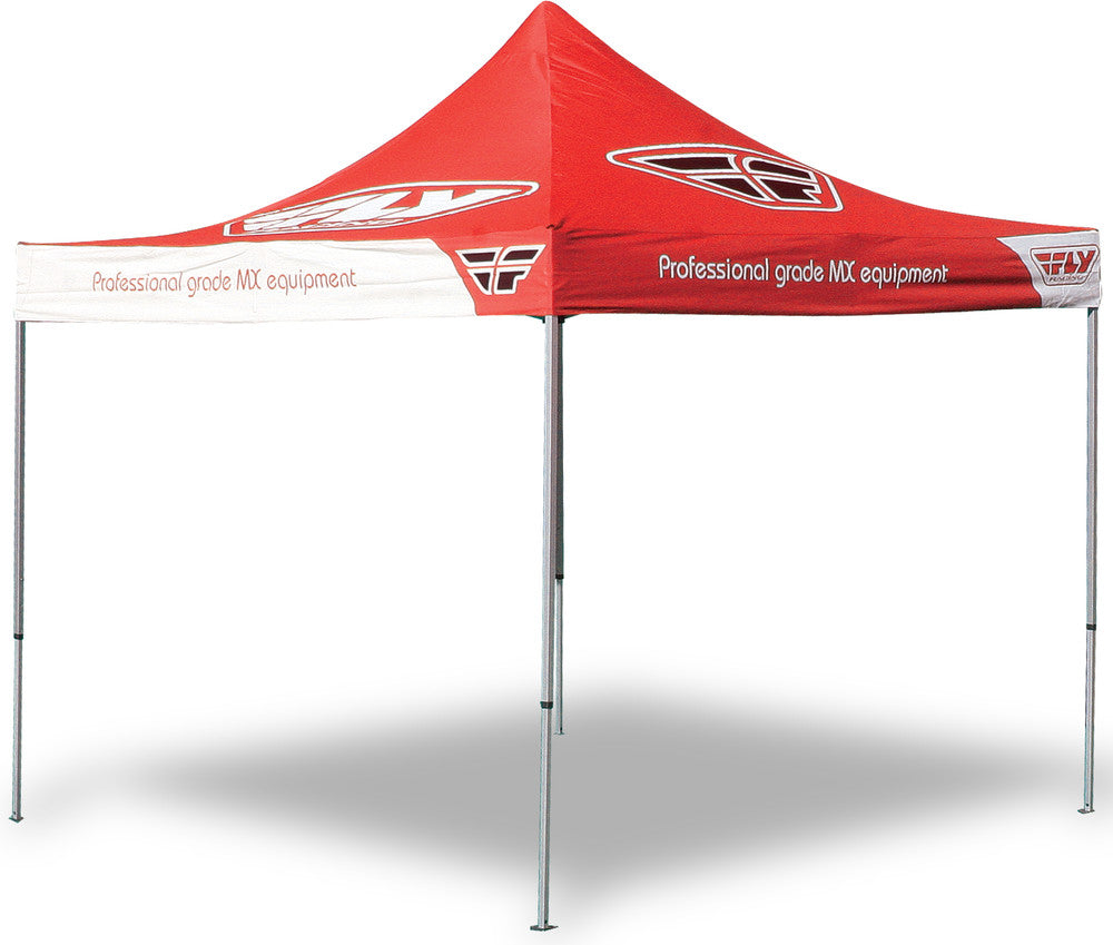 CANOPY W/STANDARD FRAME RED 10'X10'
