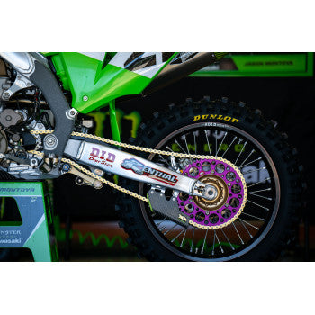 RENTHAL Ultralight Rear Sprocket - Aluminum - 51 Tooth - Purple - Yamaha