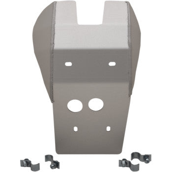 Moose Offroad Aluminum Skid Plate — Skid Plate Skid Plate - Silver - Suzuki - DR 200