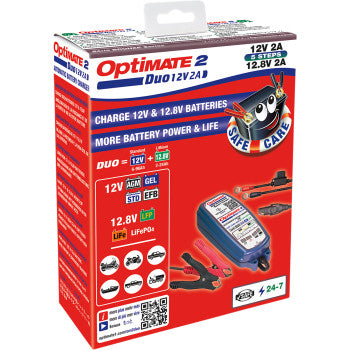Tecmate OptiMate™ 2 Duo Battery Charger/Maintainer