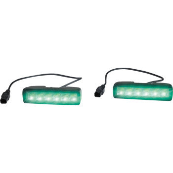 Moose Offroad Mini Light Bar Mini Light Bar - LED - 6" - Green
