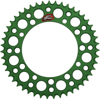 RENTHAL Ultralight Rear Sprocket - 47 Tooth - Green - Kawasaki/Suzuki