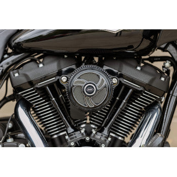 S&S Cycle Stealth Air Cleaner Cover - Torker - Black