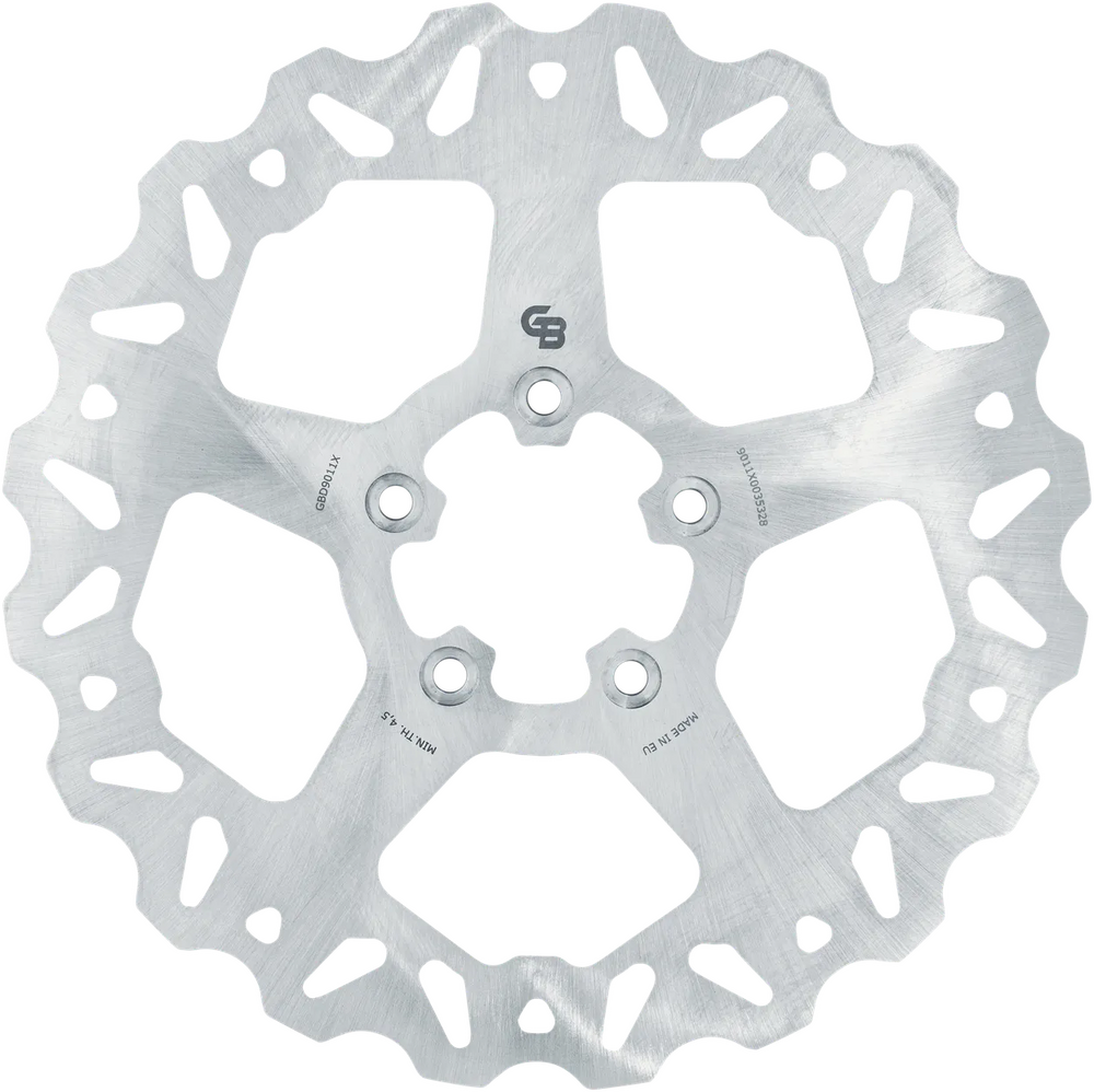 GBRAKES ROTOR 11.5" SOLID WAVE FR STAINLESS