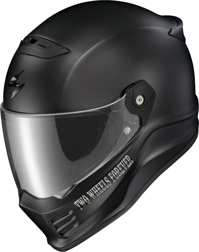 COVERT FX FULL FACE HELMET VTWIN VISIONARY MATTE BLACK
