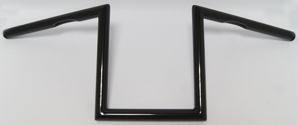 HARDDRIVE 1" Z-BAR DIMPLED 10" GLOSS BLACK