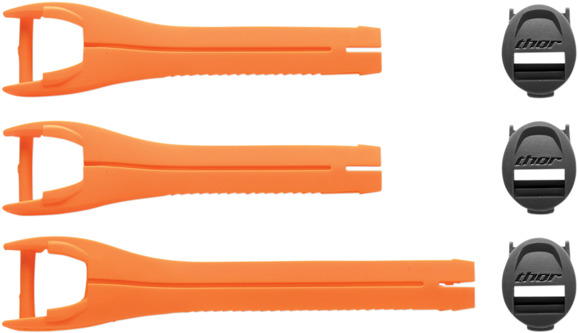 Thor Blitz XP MX Boot Straps - Youth - Orange - Size 1-7