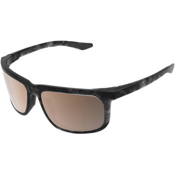 100 percent Hakan Sunglasses - Matte Black Havana - Bronze Lens