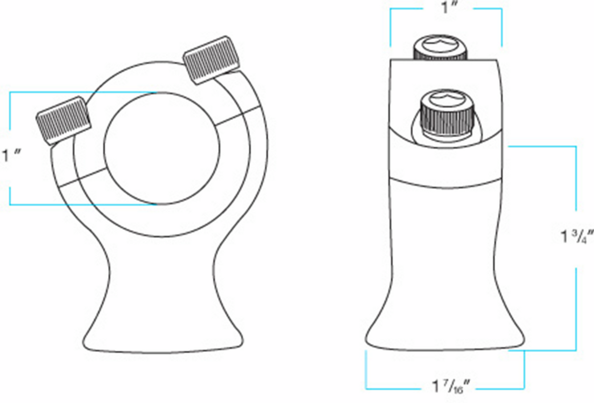 1-3/4" Slimline Handlebar Risers