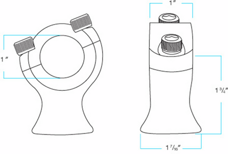 1-3/4" Slimline Handlebar Risers