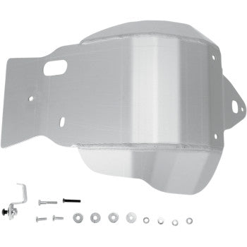 Moose Offroad Aluminum Skid Plate — Skid Plate Skid Plate - Silver - Yamaha - WR 250 F