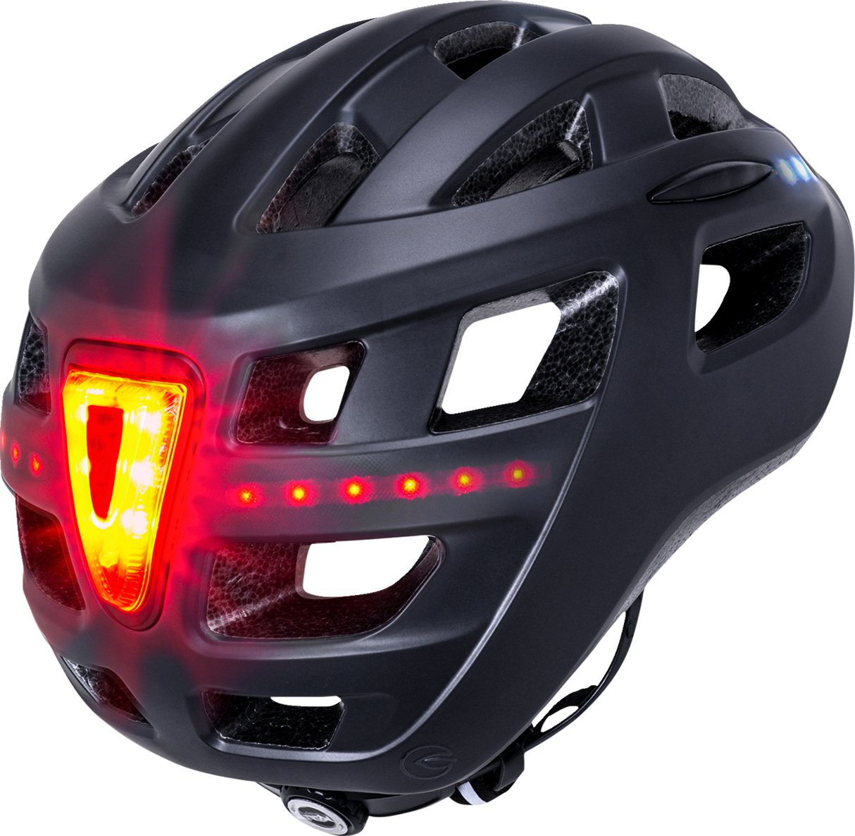 Central Lit Solid Bicycle Helmet