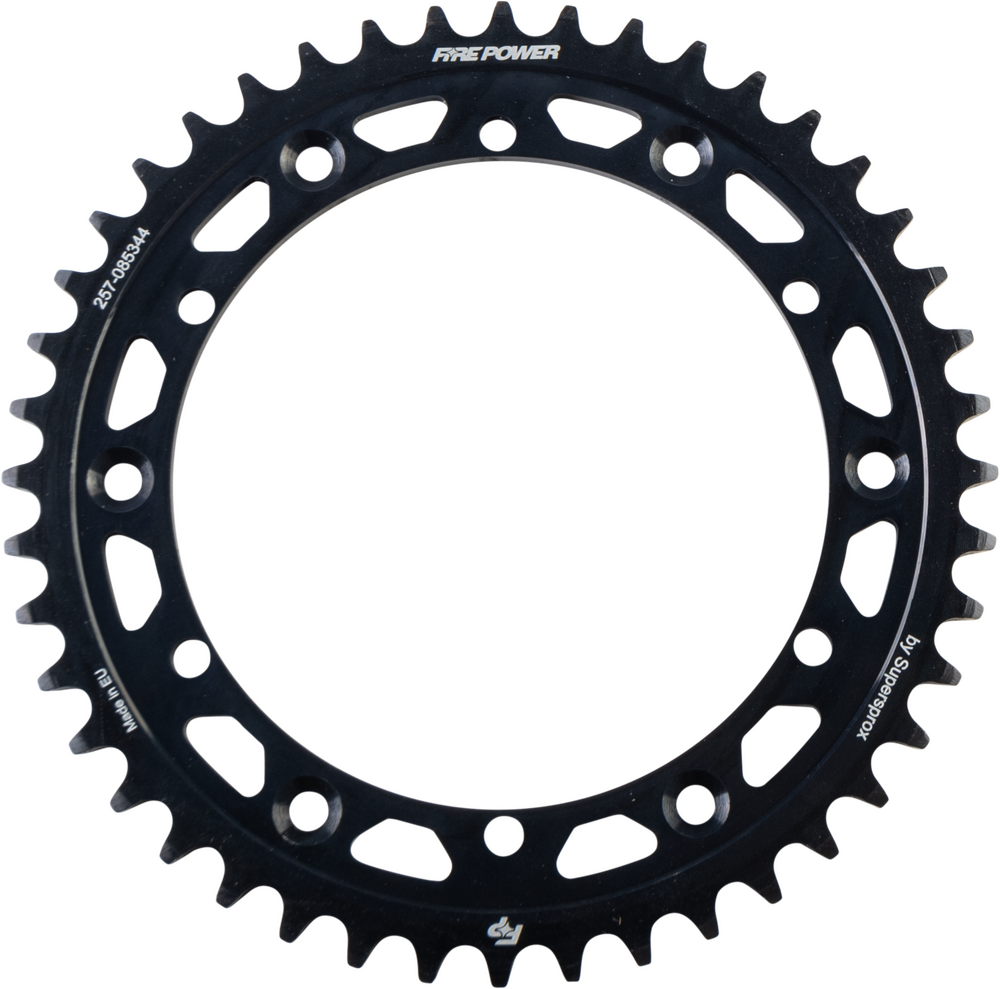 FIRE POWER REAR SPROCKET STEEL 44T BLK