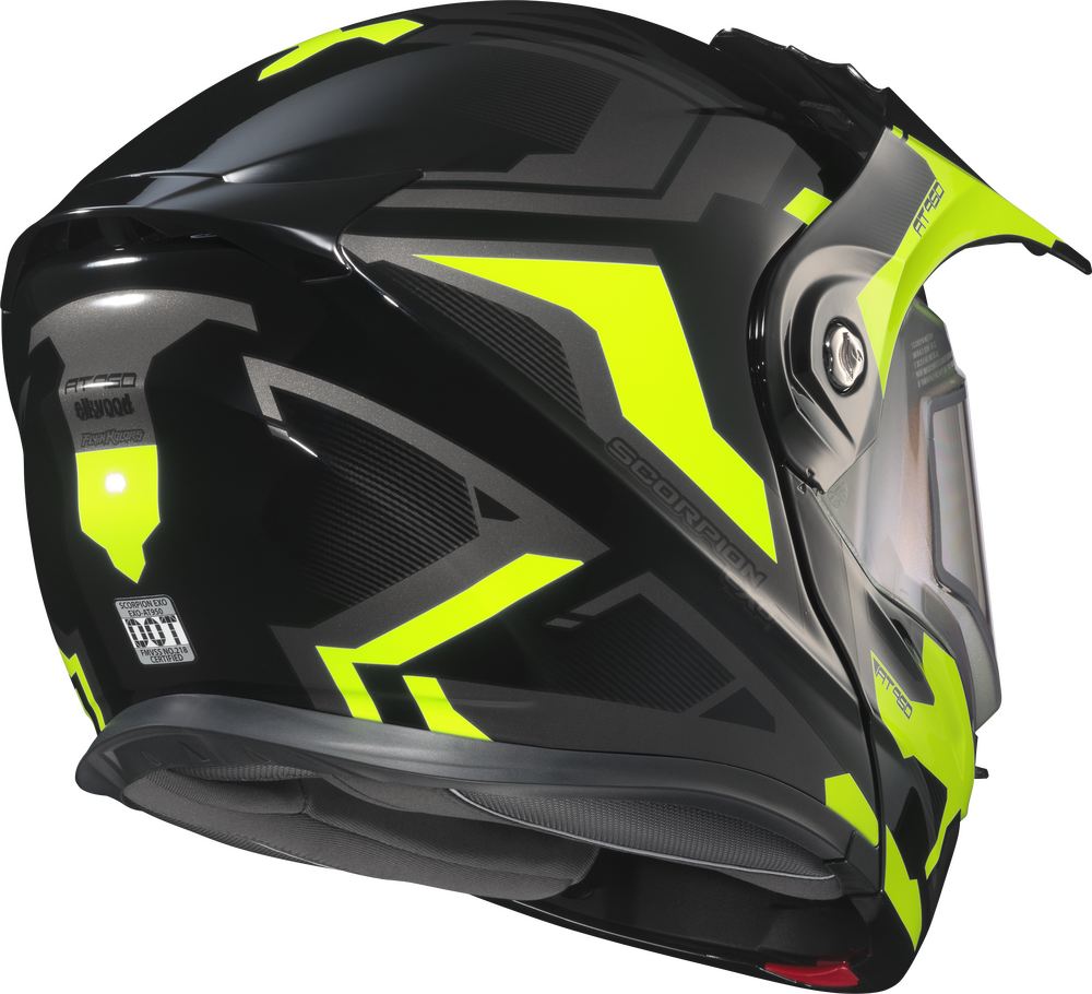EXO-AT950 HELMET ELLWOOD GLOSS BLACK/HI-VIS 2X (DUAL)