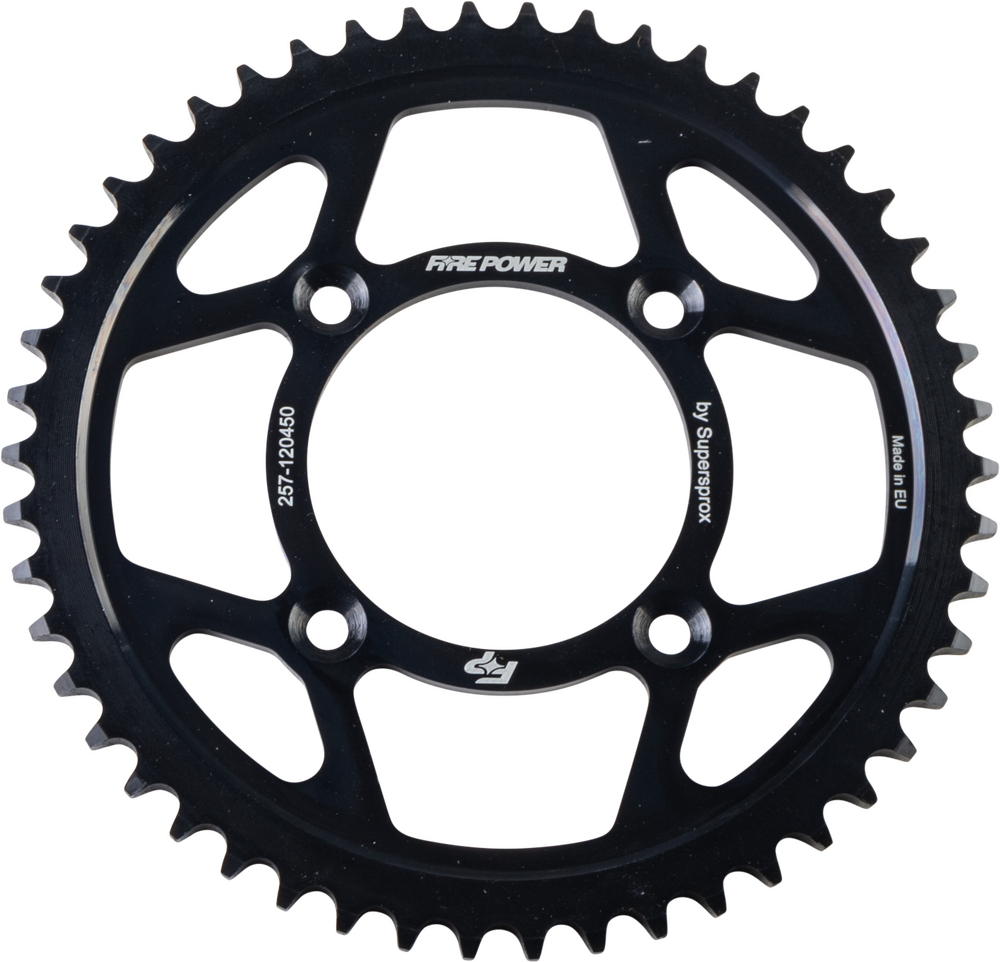 FIRE POWER REAR SPROCKET STEEL 50T BLK