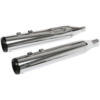 S&S Cycle GNX Mufflers - 4.5" - Chrome