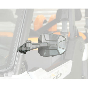 Moose Offroad Universal Side Mirror Adapter Mirror Adapter - Side View - Black - Pair - Universal