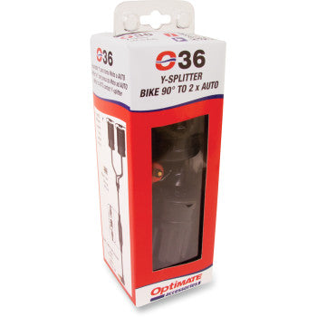 Tecmate OptiMate™ Y-Splitter - DIN to Dual Socket Adapter