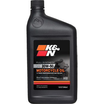 K & N Synthetic Engine Oil - 20W50 - 1 U.S. quart